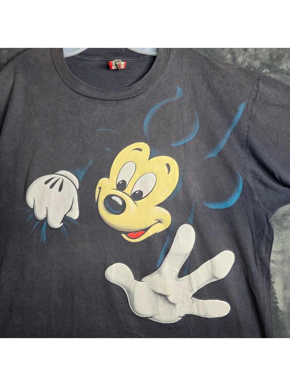 VTG 90s Mickey Mouse Full Body Tee Disney Parks Grail USA Made OSFA XL - Picture 2 of 9